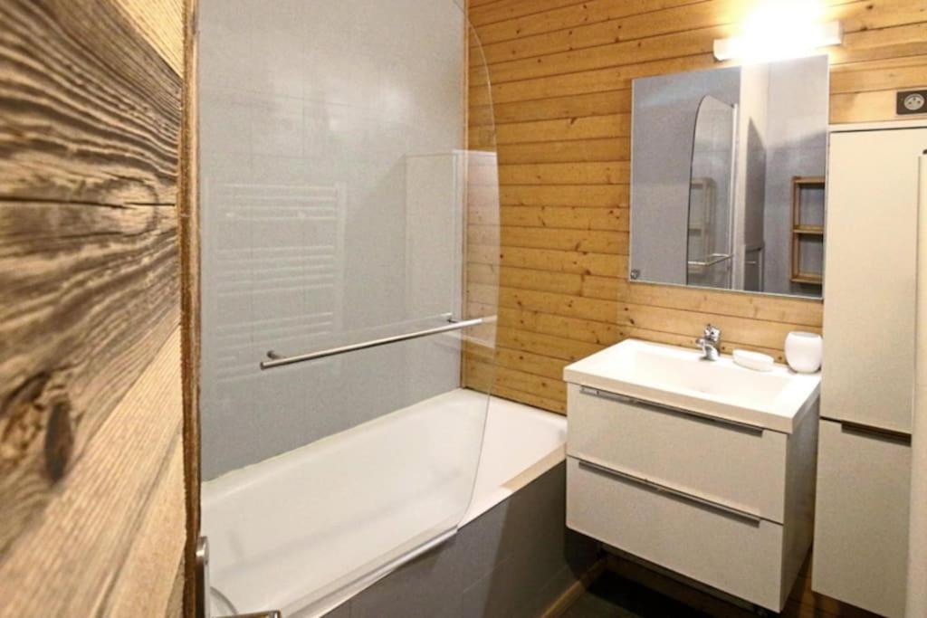 Studio Avec Coin Montagne Au Pied Des Pistes Megève Buitenkant foto